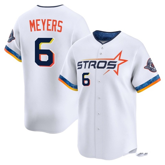 Men's Jake Meyers Houston Astros Limited White 2025 City Connect Jersey
