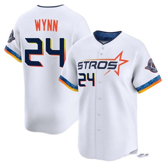 Men's Jimmy Wynn Houston Astros Limited White 2025 City Connect Jersey
