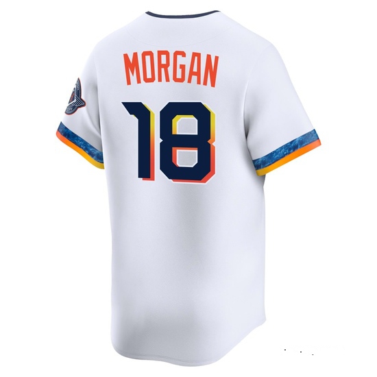 Men's Joe Morgan Houston Astros Limited White 2025 City Connect Jersey - Image 3
