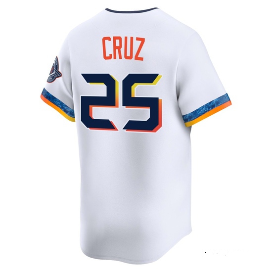Men's Jose Cruz Jr. Houston Astros Limited White 2025 City Connect Jersey - Image 3