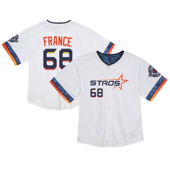 Toddler J.P. France Houston Astros Limited White 2025 City Connect Jersey