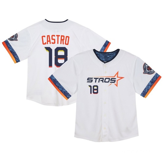 Toddler Jason Castro Houston Astros Limited White 2025 City Connect Jersey