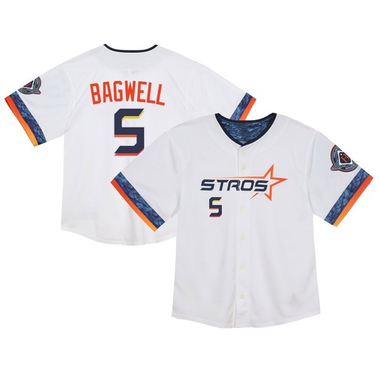 Toddler Jeff Bagwell Houston Astros Limited White 2025 City Connect Jersey