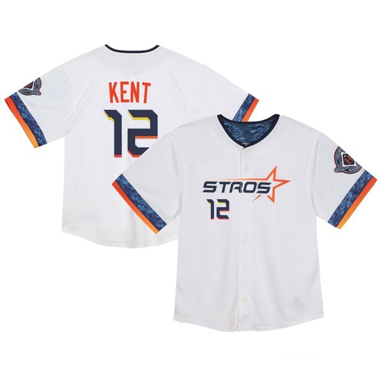 Toddler Jeff Kent Houston Astros Limited White 2025 City Connect Jersey