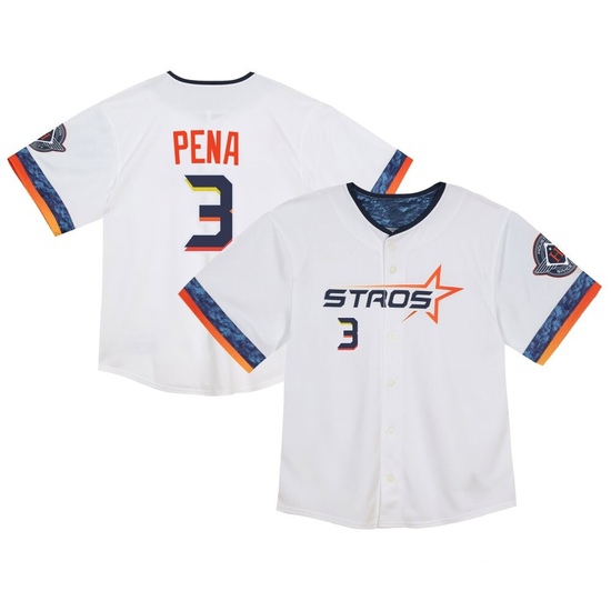 Toddler Jeremy Pena Houston Astros Limited White 2025 City Connect Jersey