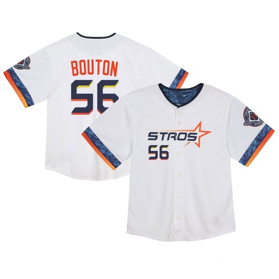 Toddler Jim Bouton Houston Astros Limited White 2025 City Connect Jersey