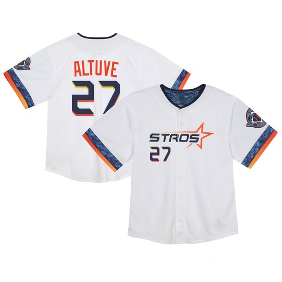 Toddler Jose Altuve Houston Astros Limited White 2025 City Connect Jersey