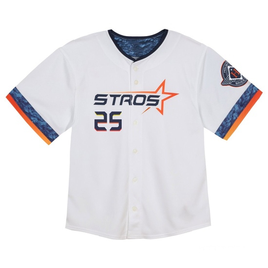 Toddler Jose Cruz Jr. Houston Astros Limited White 2025 City Connect Jersey - Image 2