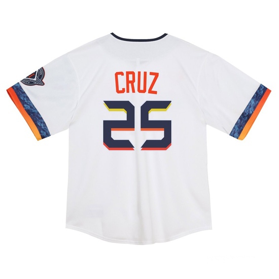 Toddler Jose Cruz Jr. Houston Astros Limited White 2025 City Connect Jersey - Image 3