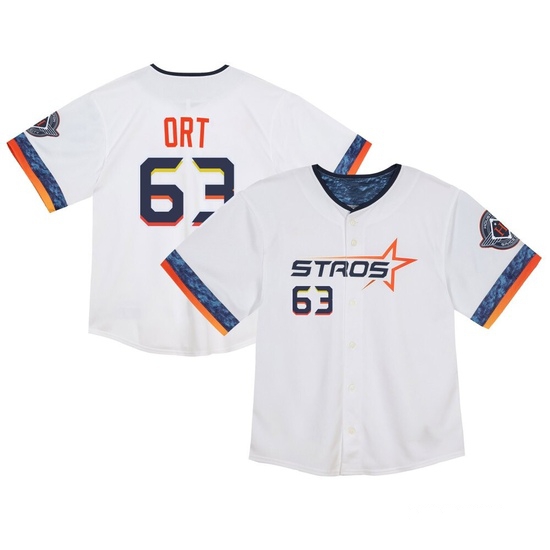 Toddler Kaleb Ort Houston Astros Limited White 2025 City Connect Jersey