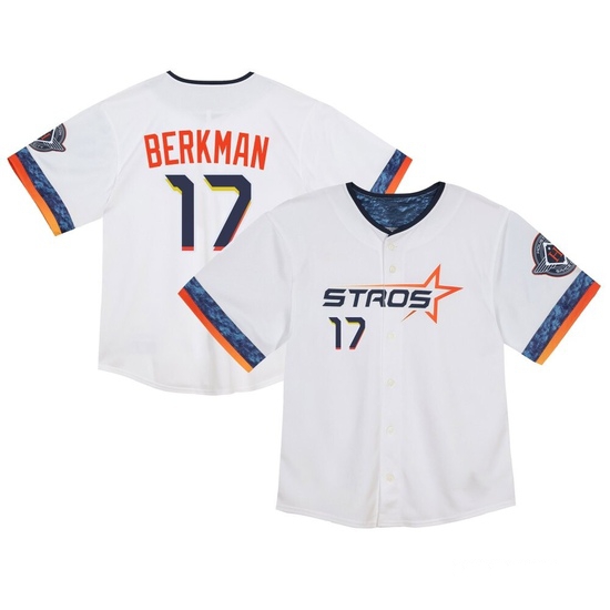 Toddler Lance Berkman Houston Astros Limited White 2025 City Connect Jersey