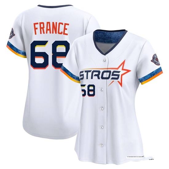 Women's J.P. France Houston Astros Limited White 2025 City Connect Jersey