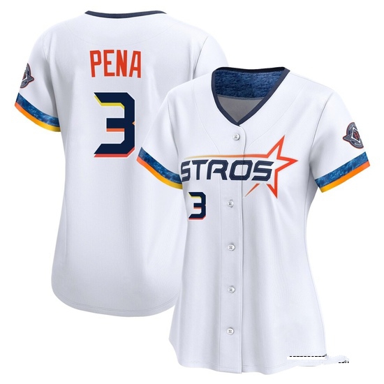Women's Jeremy Pena Houston Astros Limited White 2025 City Connect Jersey