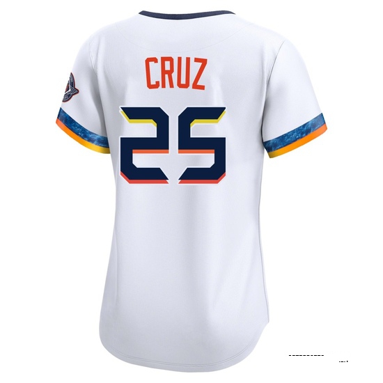 Women's Jose Cruz Jr. Houston Astros Limited White 2025 City Connect Jersey - Image 3