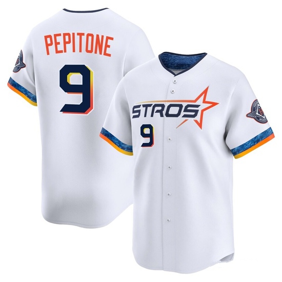 Youth Joe Pepitone Houston Astros Limited White 2025 City Connect Jersey