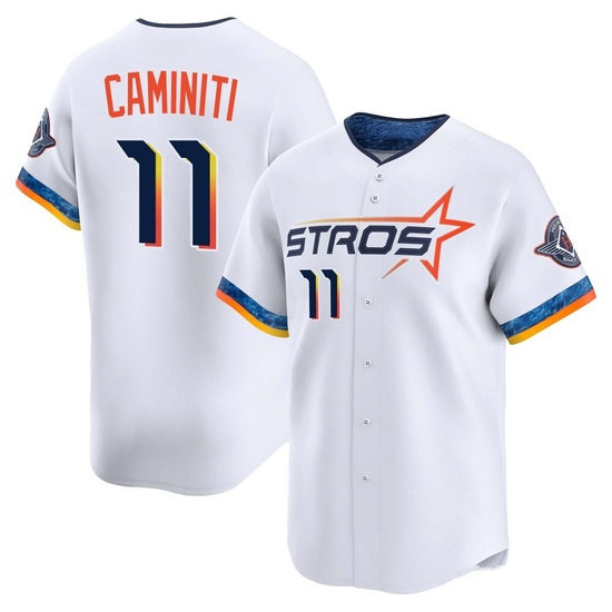 Youth Ken Caminiti Houston Astros Limited White 2025 City Connect Jersey