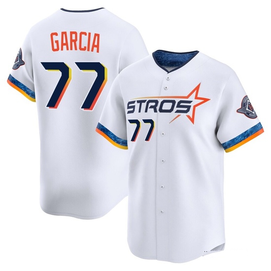 Men's Luis Garcia Houston Astros Limited White 2025 City Connect Jersey
