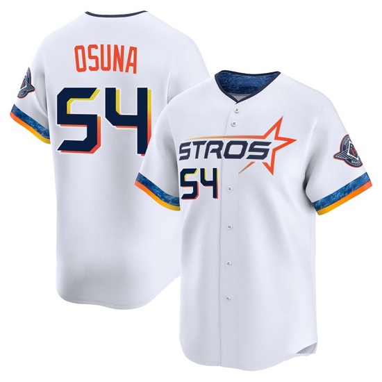 Men's Roberto Osuna Houston Astros Limited White 2025 City Connect Jersey