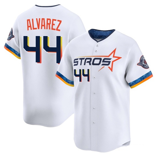 Men's Yordan Alvarez Houston Astros Limited White 2025 City Connect Jersey