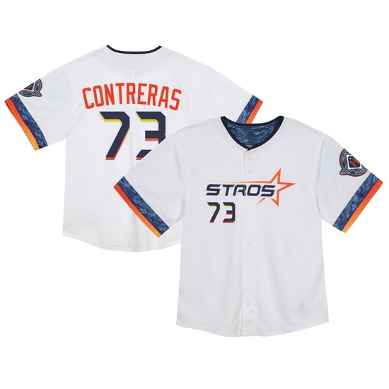 Toddler Luis Contreras Houston Astros Limited White 2025 City Connect Jersey