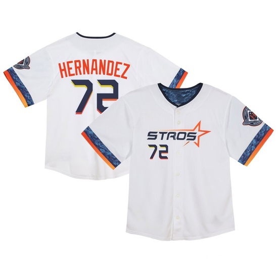 Toddler Nick Hernandez Houston Astros Limited White 2025 City Connect Jersey