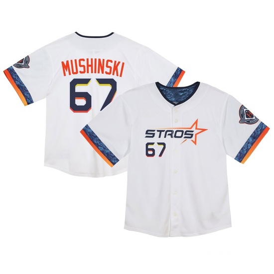 Toddler Parker Mushinski Houston Astros Limited White 2025 City Connect Jersey