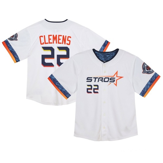 Toddler Roger Clemens Houston Astros Limited White 2025 City Connect Jersey