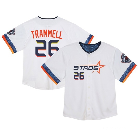 Toddler Taylor Trammell Houston Astros Limited White 2025 City Connect Jersey