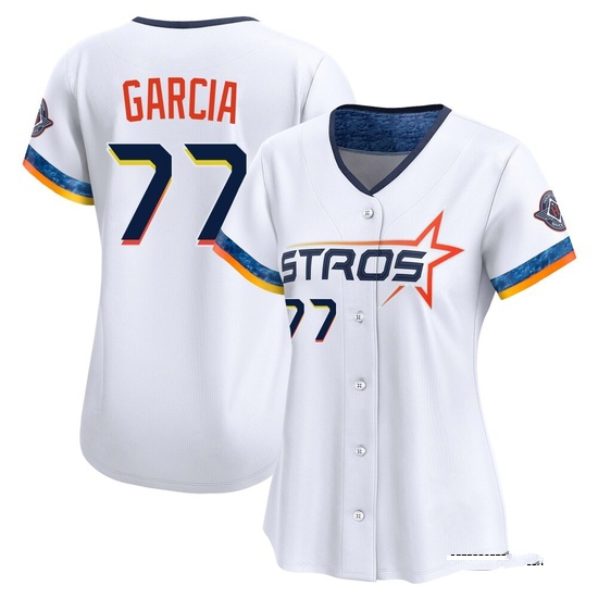 Women's Luis Garcia Houston Astros Limited White 2025 City Connect Jersey