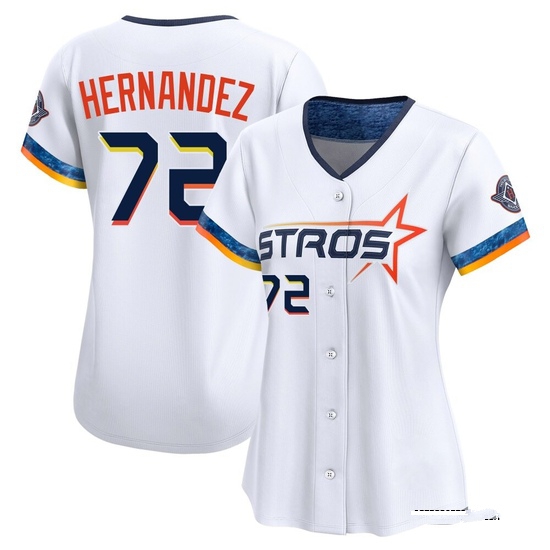 Women's Nick Hernandez Houston Astros Limited White 2025 City Connect Jersey