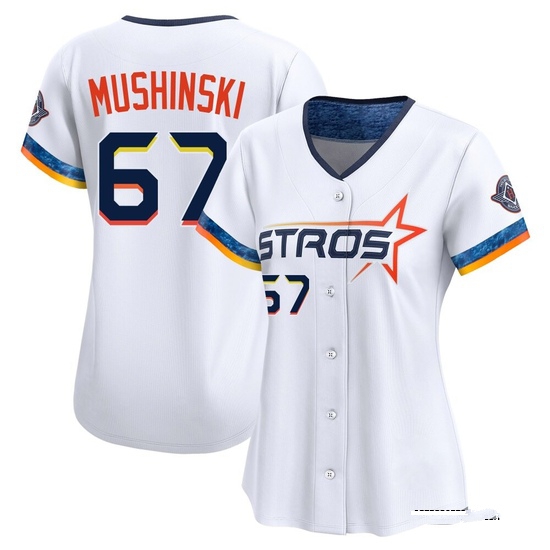 Women's Parker Mushinski Houston Astros Limited White 2025 City Connect Jersey