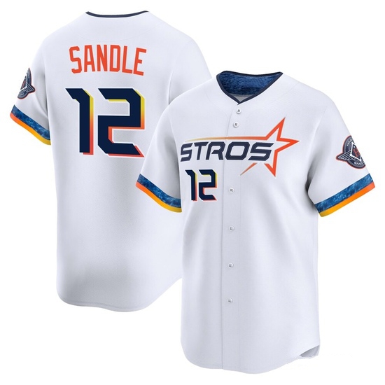 Youth Michael Sandle Houston Astros Limited White 2025 City Connect Jersey