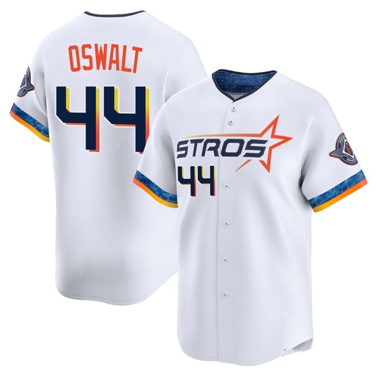 Youth Roy Oswalt Houston Astros Limited White 2025 City Connect Jersey