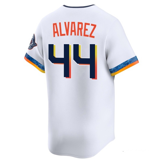 Youth Yordan Alvarez Houston Astros Limited White 2025 City Connect Jersey - Image 3