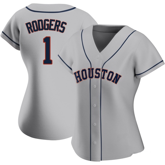 Women's Brendan Rodgers Houston Astros Authentic Gray Road 2020 Jersey