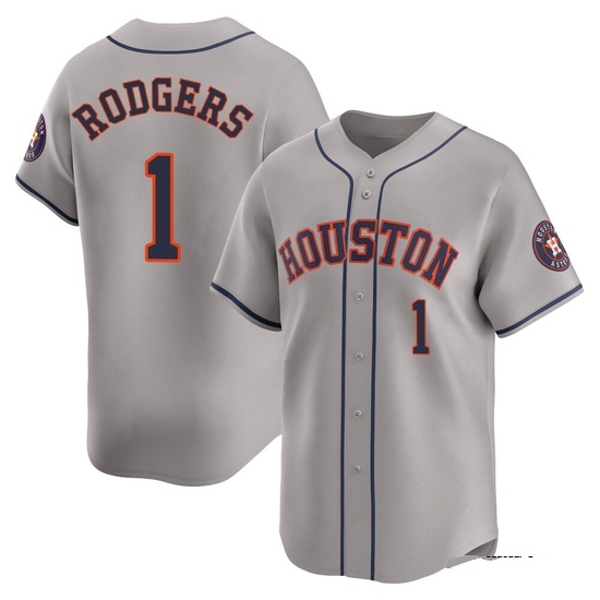 Youth Brendan Rodgers Houston Astros Limited Gray Away Jersey