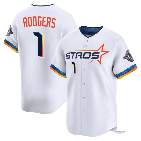 Youth Brendan Rodgers Houston Astros Limited White 2025 City Connect Jersey