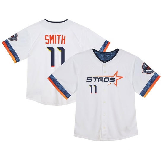 Toddler Cam Smith Houston Astros Limited White 2025 City Connect Jersey