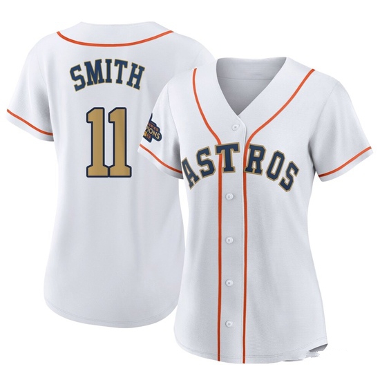 Women's Cam Smith Houston Astros Authentic Gold White 2023 Collection Jersey