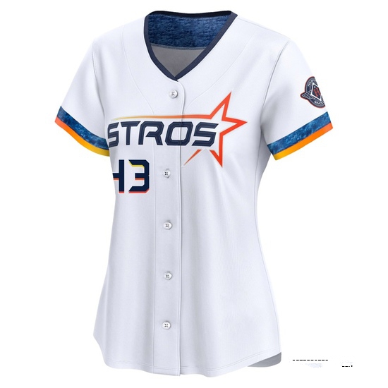 Women's Lance McCullers Jr. Houston Astros Limited White 2025 City Connect Jersey - Image 2