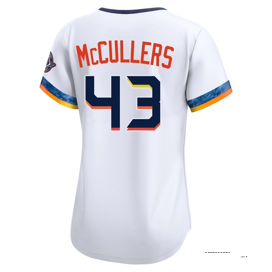 Women's Lance McCullers Jr. Houston Astros Limited White 2025 City Connect Jersey - Image 3