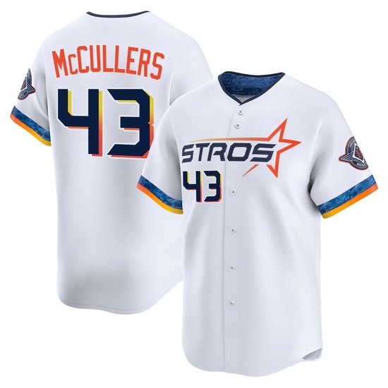 Youth Lance McCullers Jr. Houston Astros Limited White 2025 City Connect Jersey