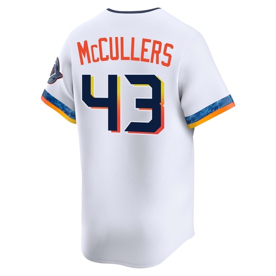 Youth Lance McCullers Jr. Houston Astros Limited White 2025 City Connect Jersey - Image 3