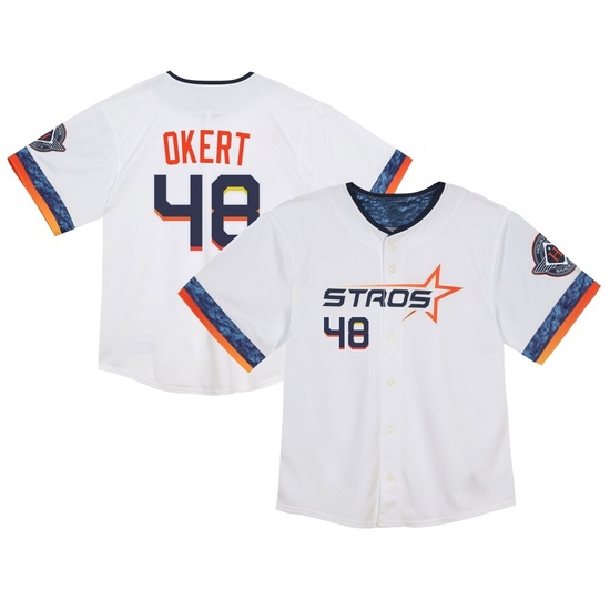 Toddler Steven Okert Houston Astros Limited White 2025 City Connect Jersey