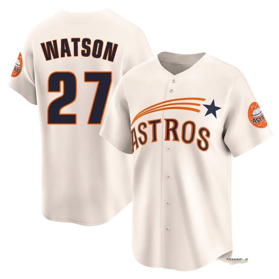 Youth Bob Watson Houston Astros Limited Cream Throwback Cooperstown Collection Jersey
