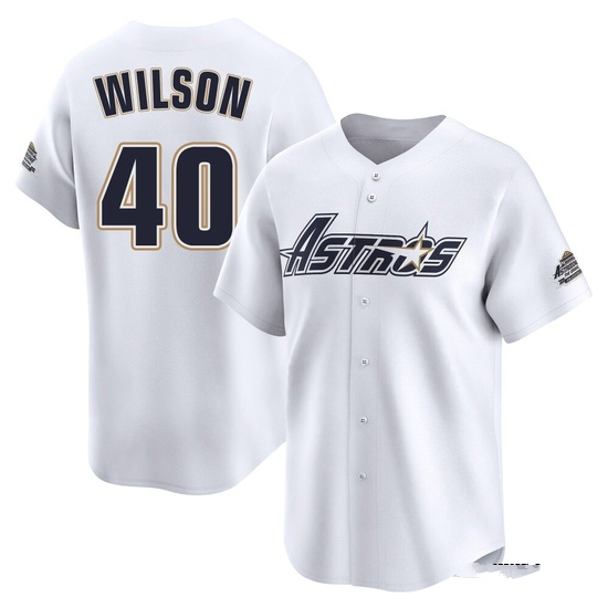 Youth Don Wilson Houston Astros Limited White Throwback Cooperstown Collection Jersey