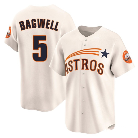 Youth Jeff Bagwell Houston Astros Limited Cream Throwback Cooperstown Collection Jersey