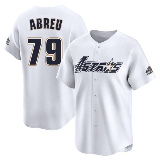 Youth Jose Abreu Houston Astros Limited White Throwback Cooperstown Collection Jersey