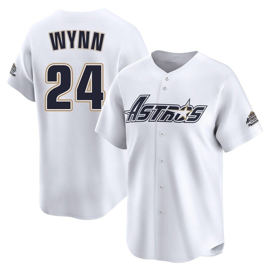 Youth Jimmy Wynn Houston Astros Limited White Throwback Cooperstown Collection Jersey
