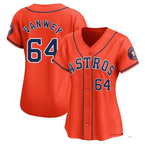 Women's Logan VanWey Houston Astros Limited Orange Alternate Jersey